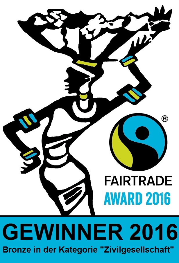 Ausgezeichnet mit dem Deutschen Fair Trade Award 2016